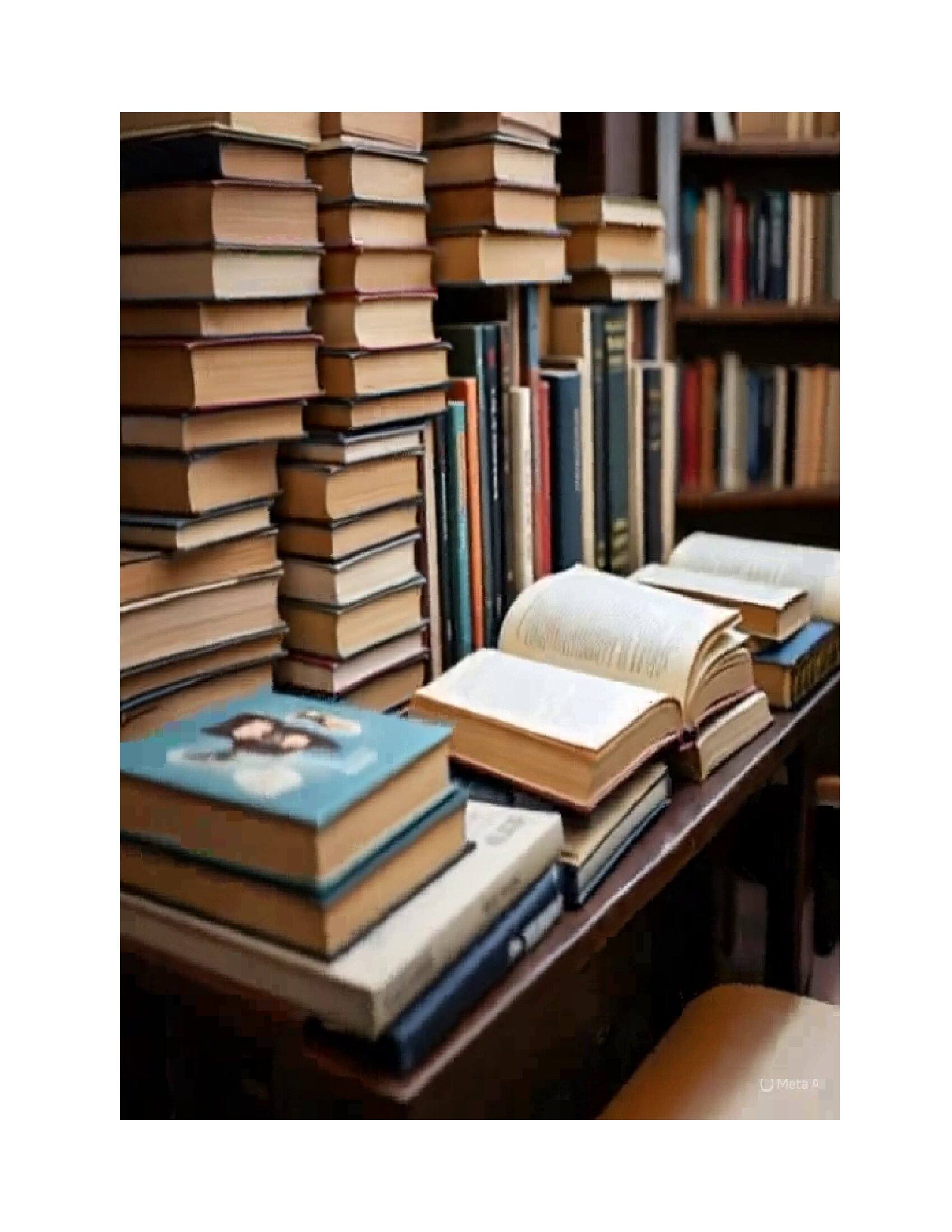 Livres ouverts et tas de livres GIF_027_001