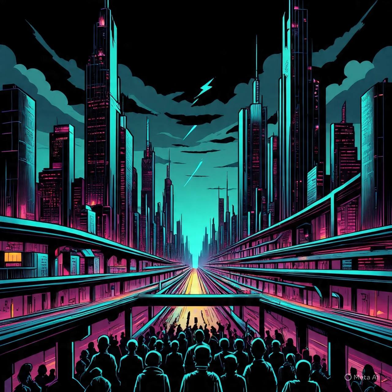 illustration de la dystopie